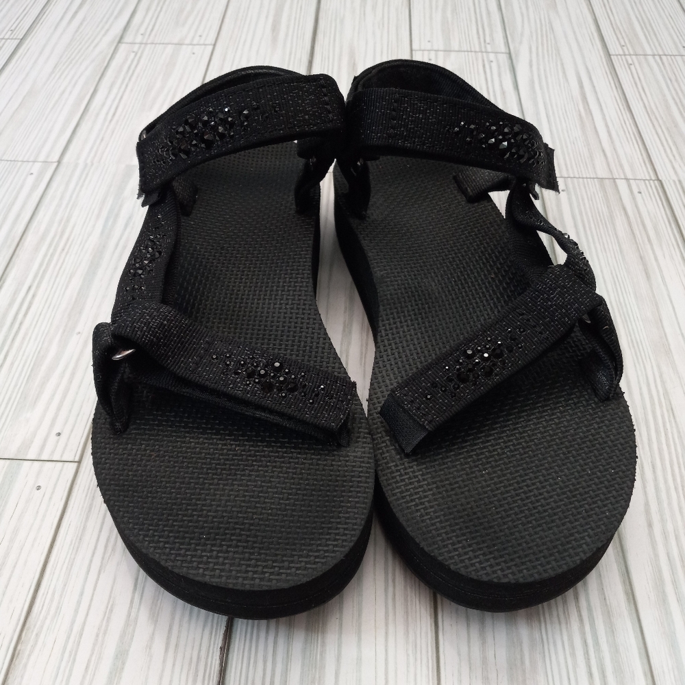 Teva Universal Midform Holiday Swarovski Crystal Sandals